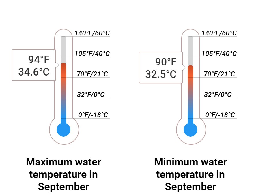 Average Sea temperature